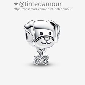 Pandora Pet Dog & Bone Charm|Pendant